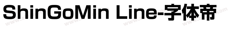 ShinGoMin Line字体转换